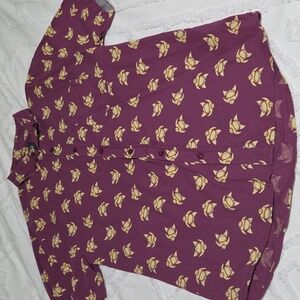 Super Massive Cotton Button Down Sumo Wrestler Collared Shirt